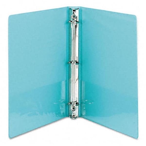 Samsill U86377 Antimicrobial Presentation View Binders  1in Capacity  Turquoise  2 Pack